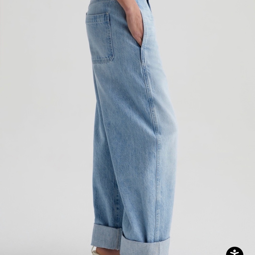 AG Adriano Goldschmied Light Blue Boyfriend Jeans